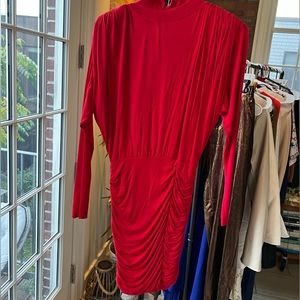 JLUXLABEL RED MINI DRESS- Small